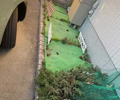 駐輪場予定地！！<br>新築の時は植栽があったそうです。<br>自転車を2台置く分には十分かと。